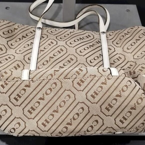 Coach Lozenge Tote Shoulder Bag - Picture 6 of 6